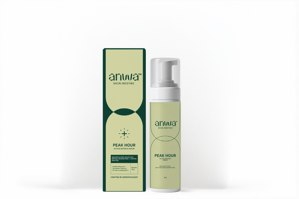 ANWA PEAK HOUR Active Defence Serum 30 ml product packaging and container